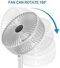 Load image into Gallery viewer, Powerful Rechargeable Table Fan
